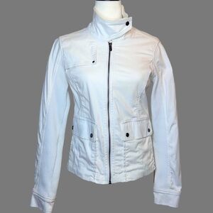 Lole light weight white jacket women’s size 6